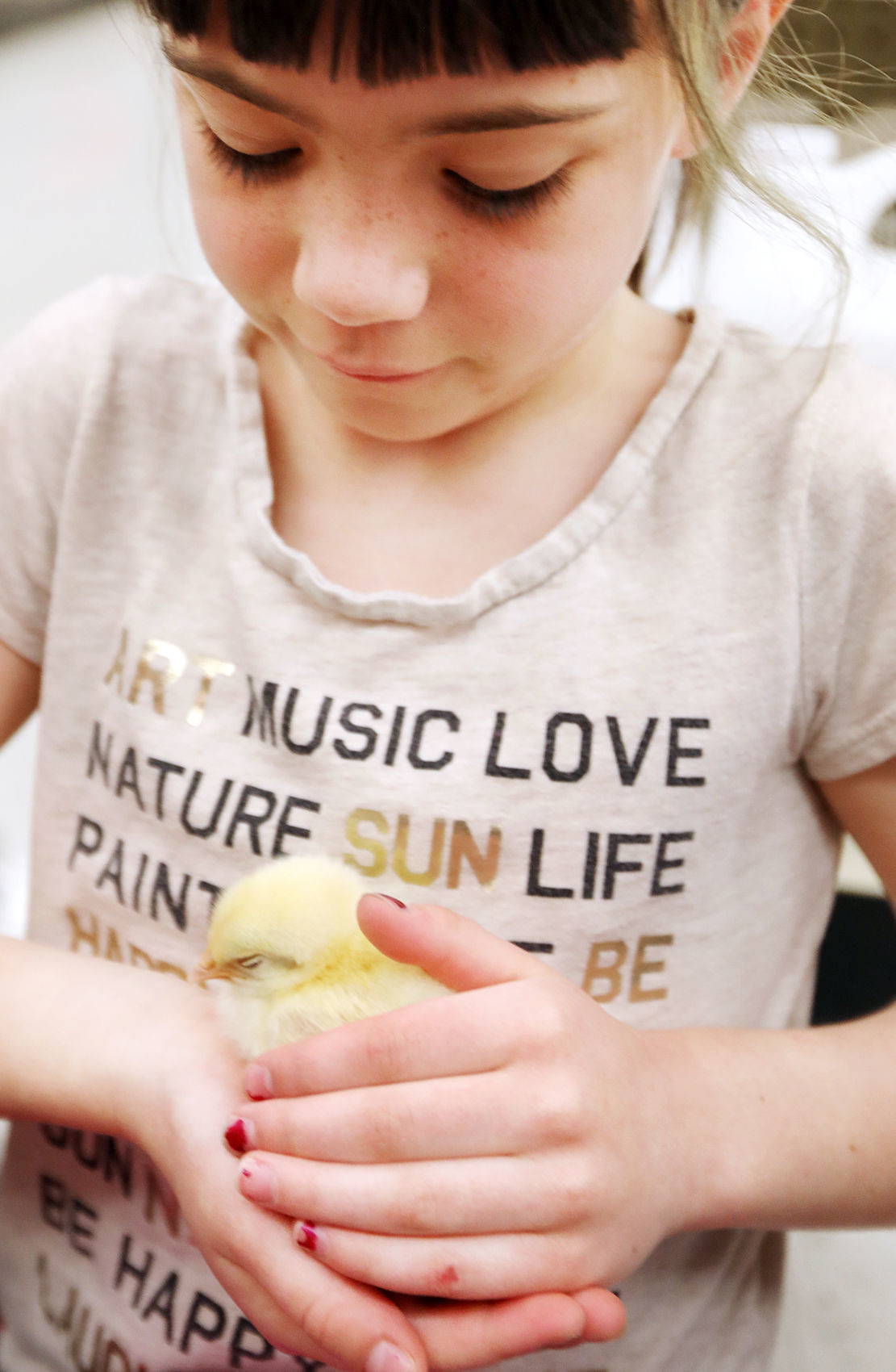 Butte children learn about chickens